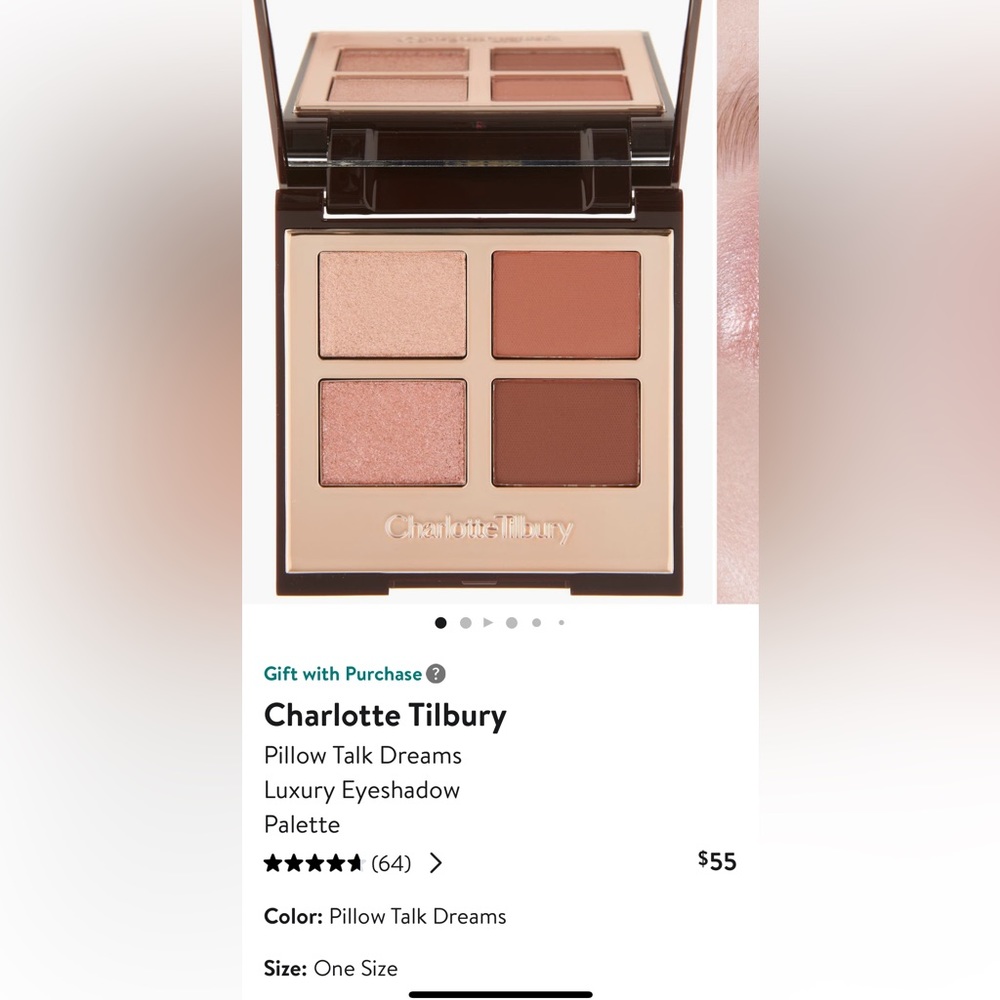 Charlotte Tilbury
Pillow Talk Dreams
Luxury Eyeshadow
Palette